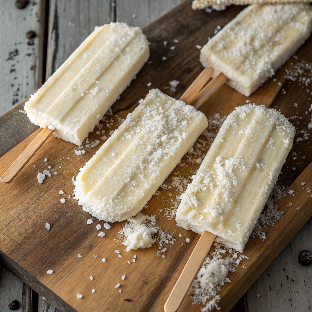 Home 2 Easy Creamy Coconut Mexican Ice Cream (Paletas) Recipe – Best Homemade Dessert