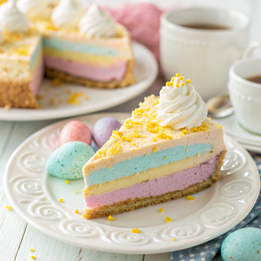 Best Easter Jello Pie Recipe - Easy & Colorful Layers 3 Colorful and festive Easter Jello Pie recipe, a no-bake dessert layered with creamy fun.