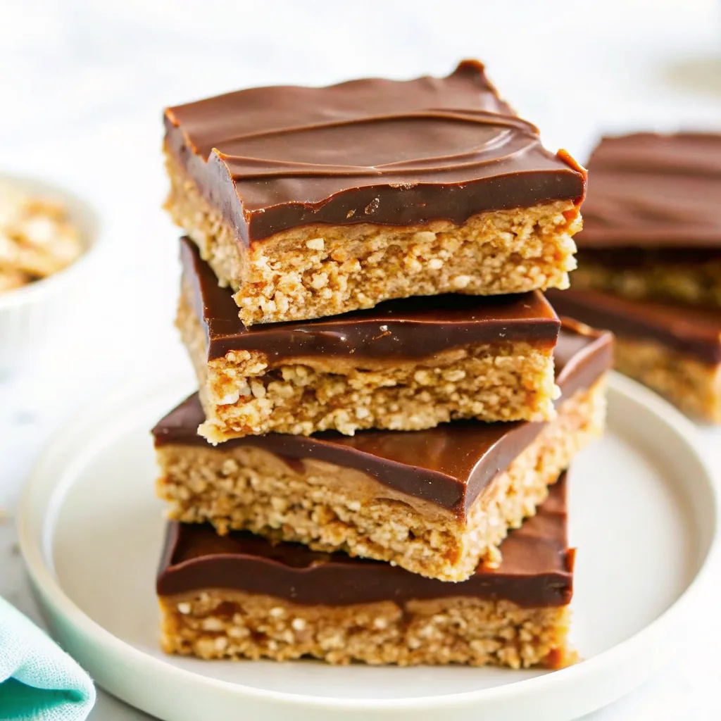 Home 5 Best Healthy No Bake Chocolate Peanut Butter Oatmeal Bars Recipe