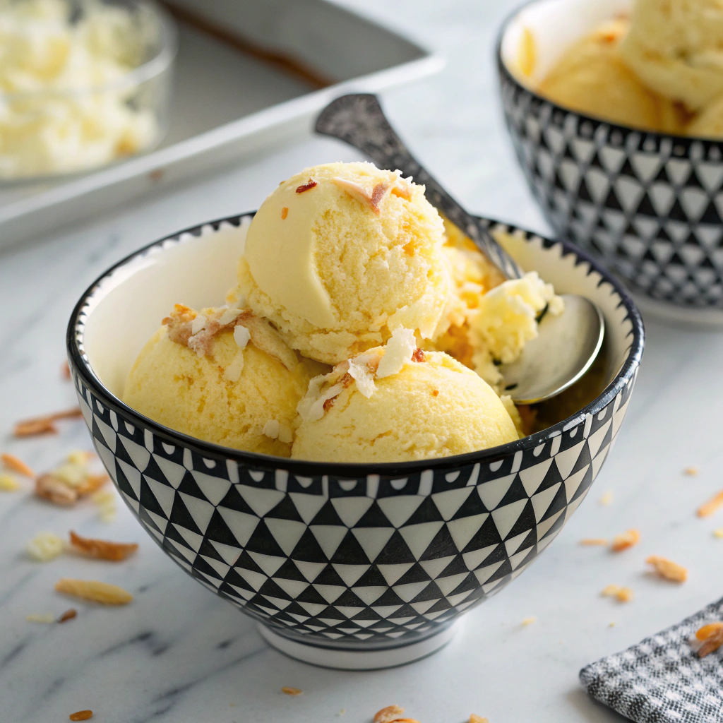 Home 3 Best Pineapple and Coconut Ice Cream – Easy Homemade Recipe